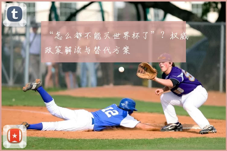 “怎么都不能买世界杯了”?权威政策解读与替代方案