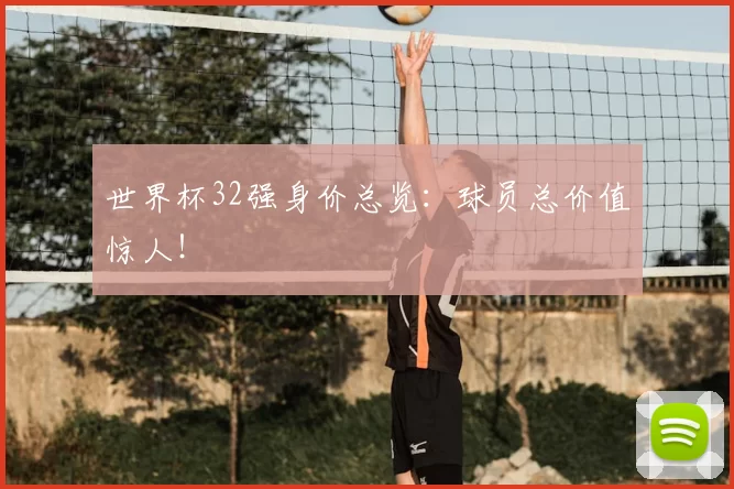 世界杯32强身价总览：球员总价值惊人！