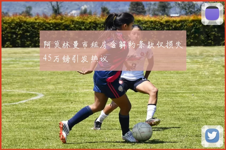 阿莫林曼市租房含解约条款仅损失45万镑引发热议