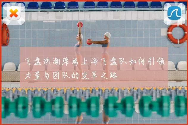飞盘热潮席卷上海飞盘队如何引领力量与团队的变革之路